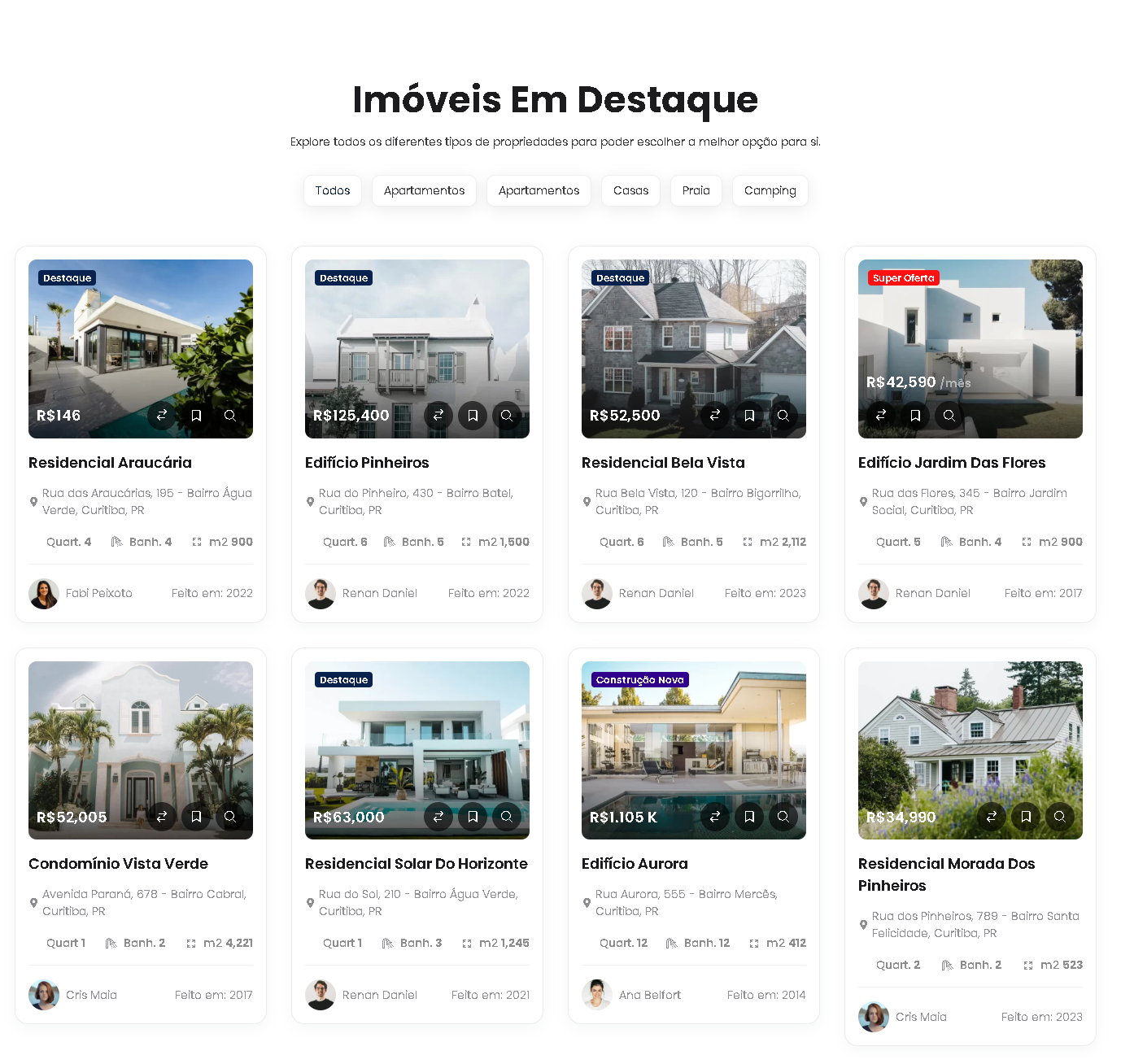 Imóveis em Destaque